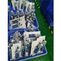 Handheld medical 20ml/30bar balloon inflation device with stopcock