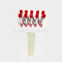 Testing medical swab stick