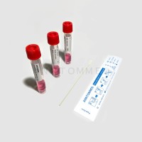 Testing medical swab stick