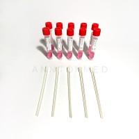 Disposable testing medical flocked swabs collection nose swab stick